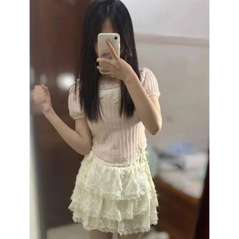 DOKZB Casual Short Skirts Women's-3