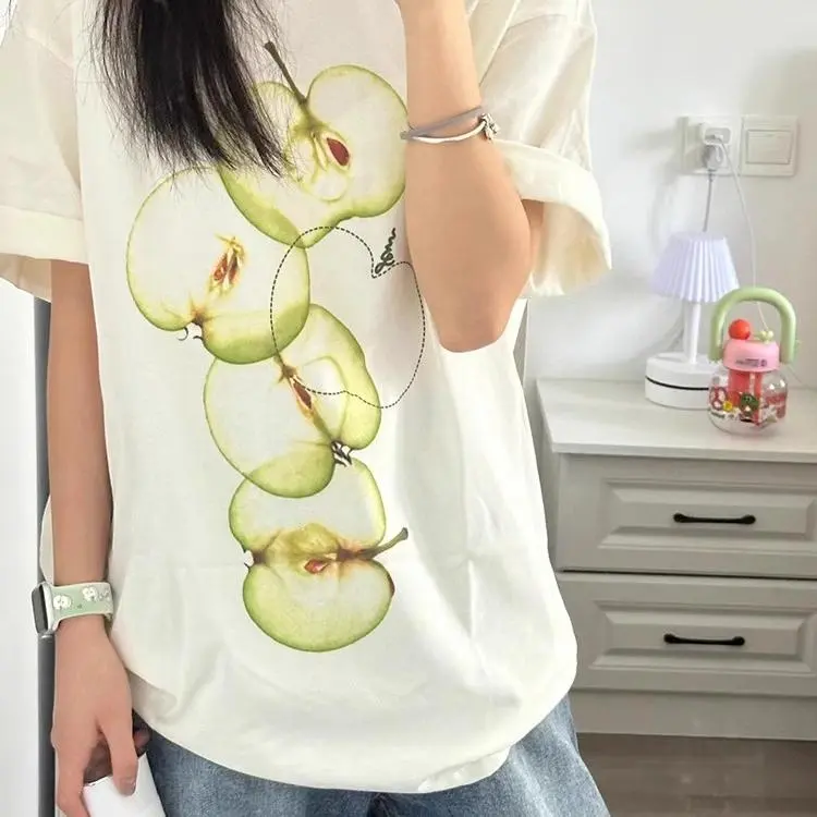 DOKZB T Shirts Women's White-3