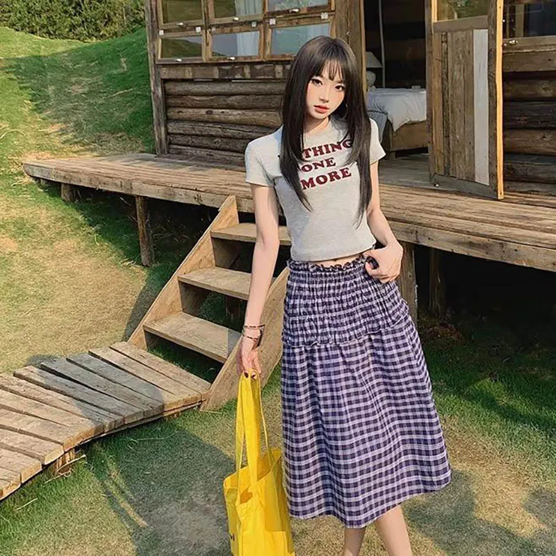 DOKZB Casual Long Skirt Women's-3