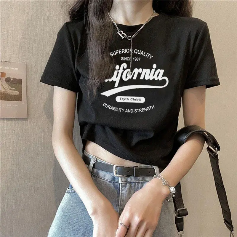 DOKZB T Shirts Women's Black-3