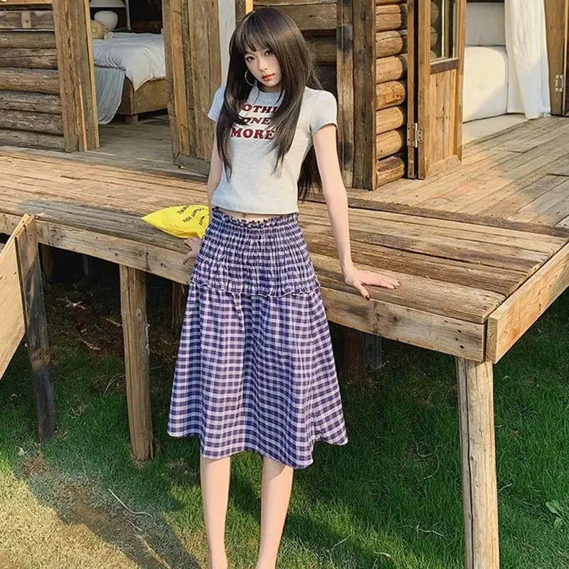 DOKZB Casual Long Skirt Women's-5
