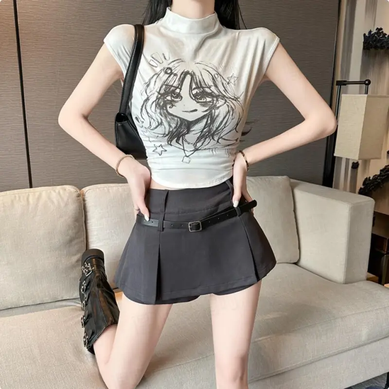 DOKZB T Shirts Women's White-5
