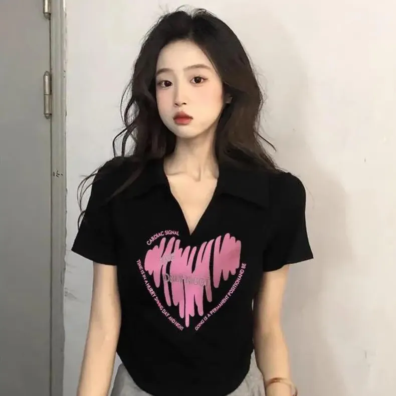 DOKZB T Shirts Women's Black-2