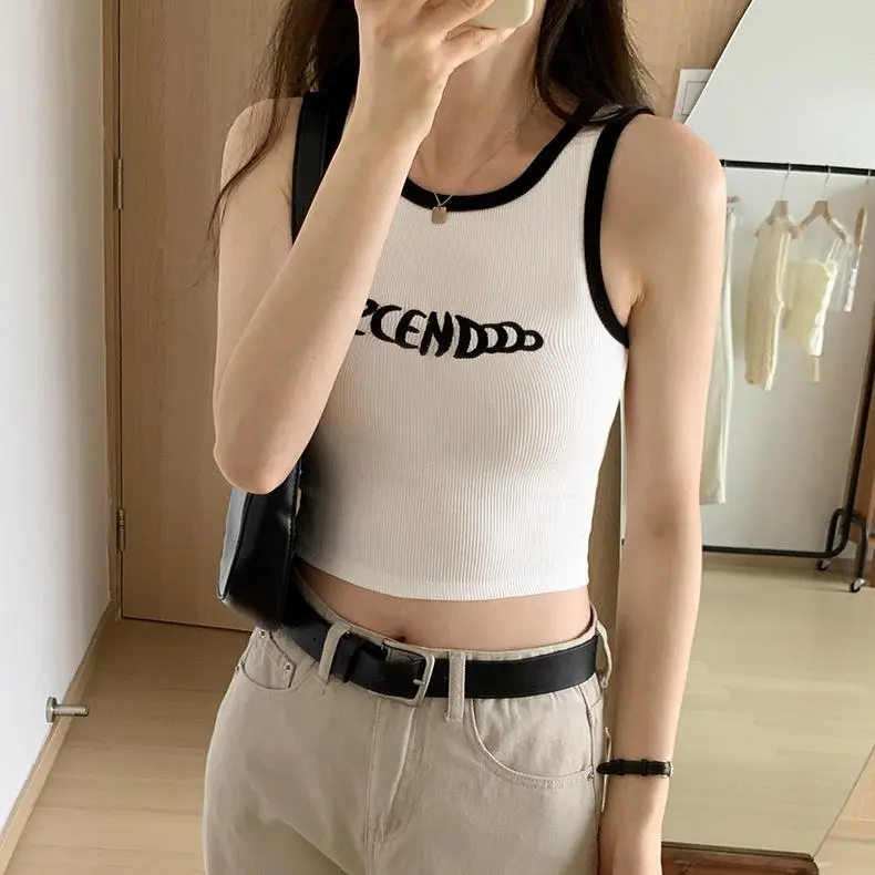 DOKZB Tank Tops Women's White-5