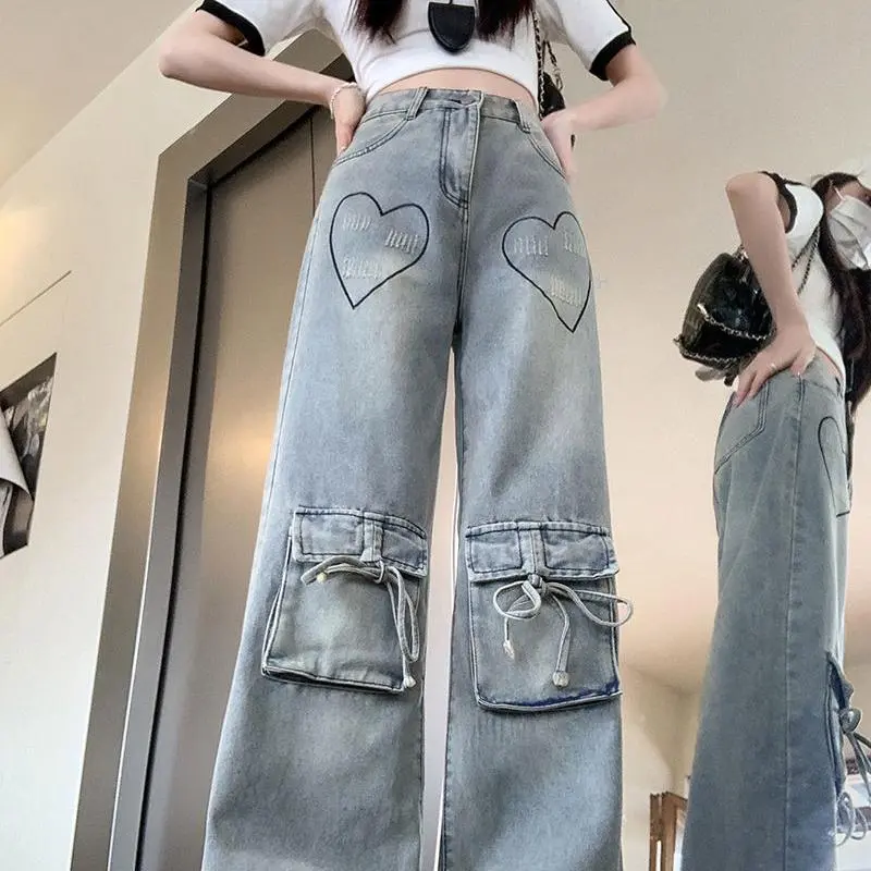 DOKZB Jeans Women's Light Blue-4
