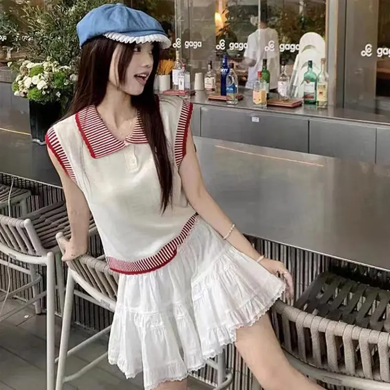 DOKZB T Shirts Women's White-5