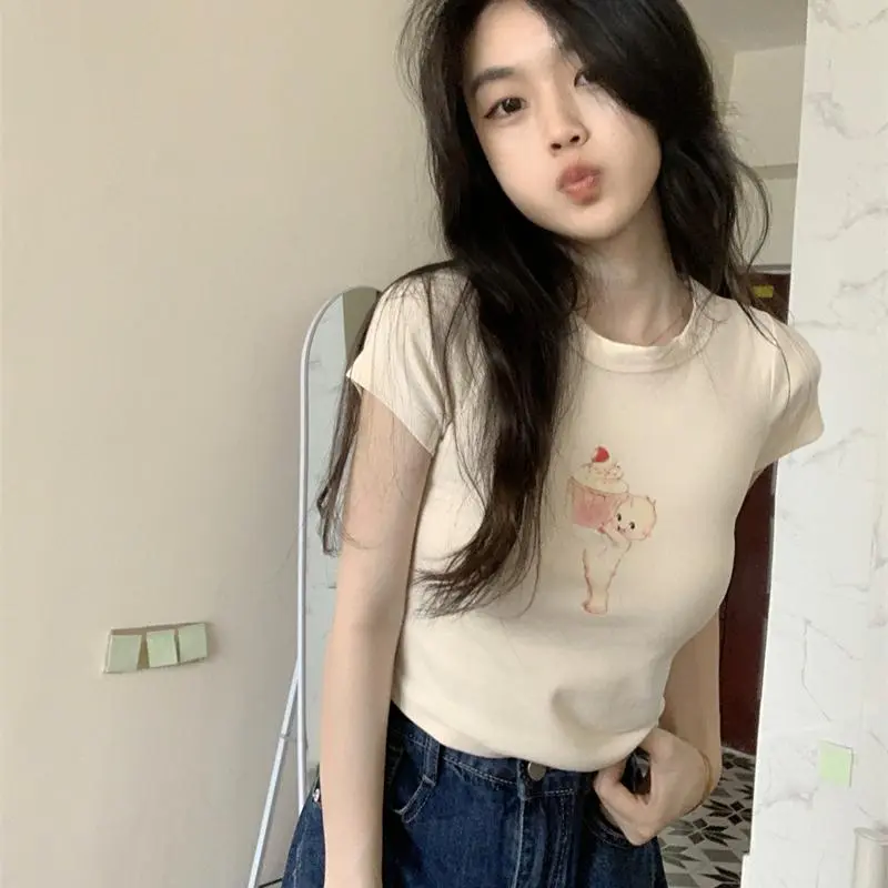 DOKZB Set in Sleeve T Shirt Women's-5