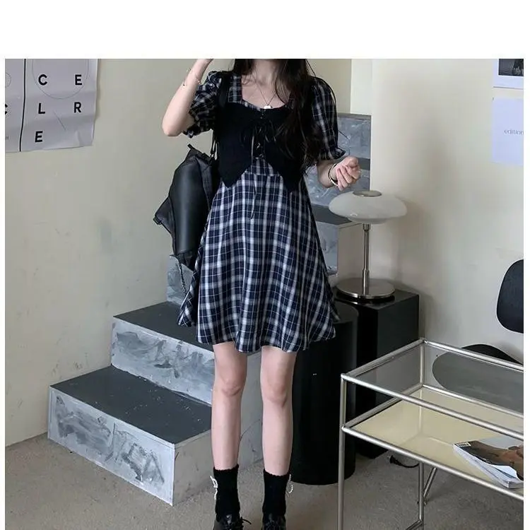 DOKZB Short Sleeved Dress Women's-4