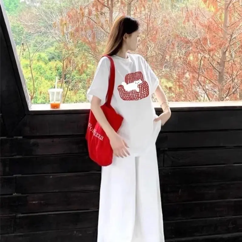 DOKZB T Shirts Women's White-4