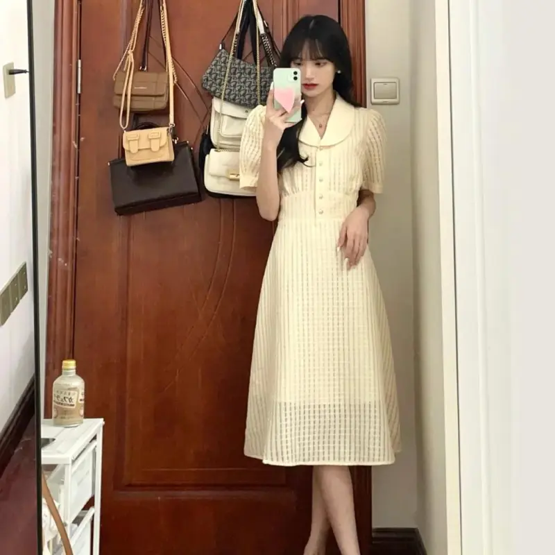 DOKZB Short Sleeved Dress Women's-2