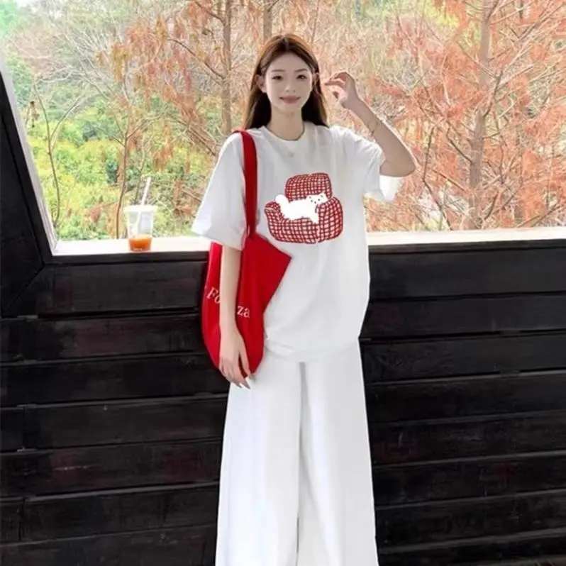 DOKZB T Shirts Women's White-3