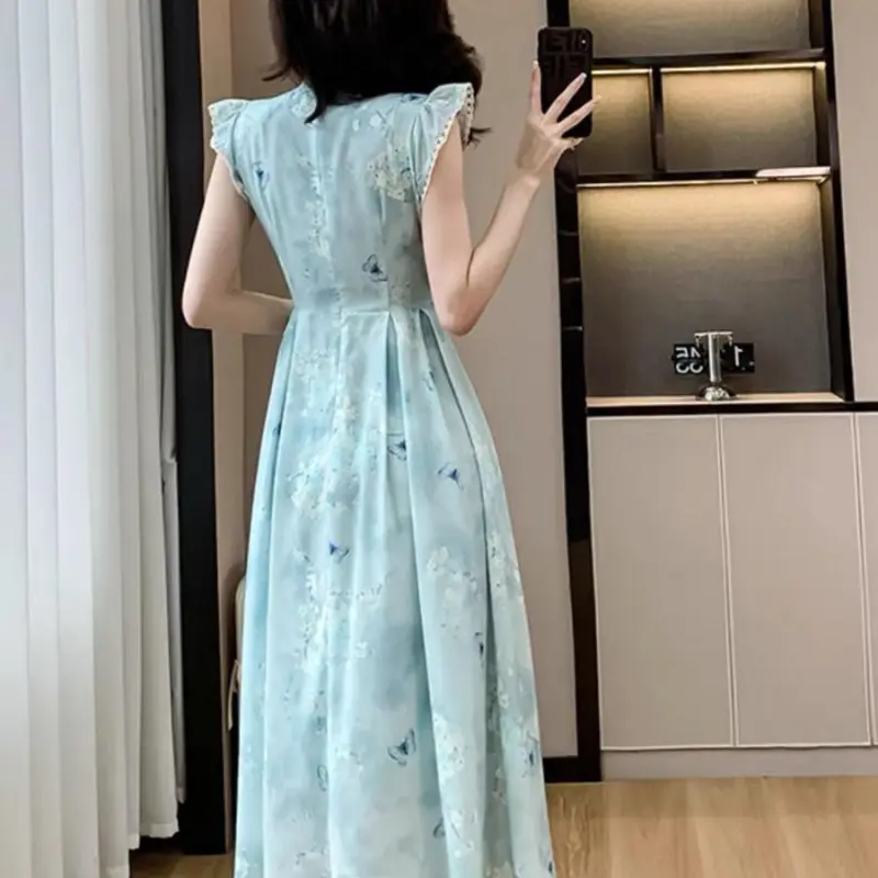 DOKZB Short Sleeved Dress Women's-4