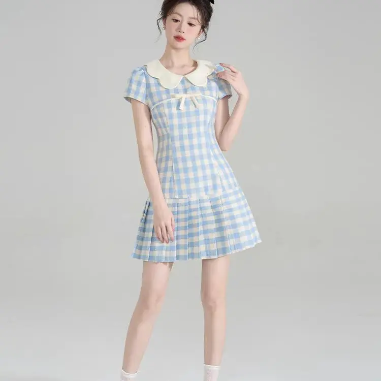 DOKZB Short Sleeved Dress Women's-3