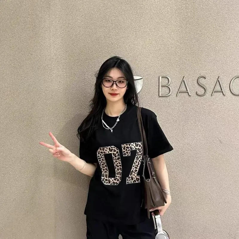 DOKZB T Shirts Women's Black-5