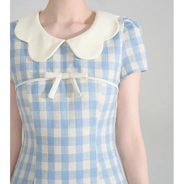 DOKZB Short Sleeved Dress Women's-5