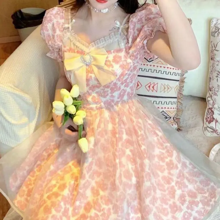 DOKZB Short Sleeved Dress Women's-4