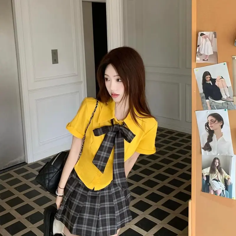 DOKZB Two Piece Skirt Sets Women's-2
