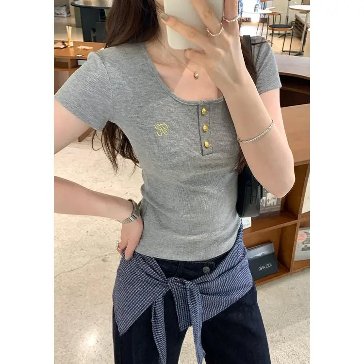 DOKZB Set in Sleeve T Shirt Women's-4