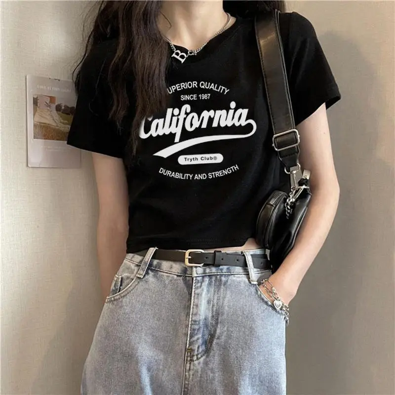 DOKZB T Shirts Women's Black-2