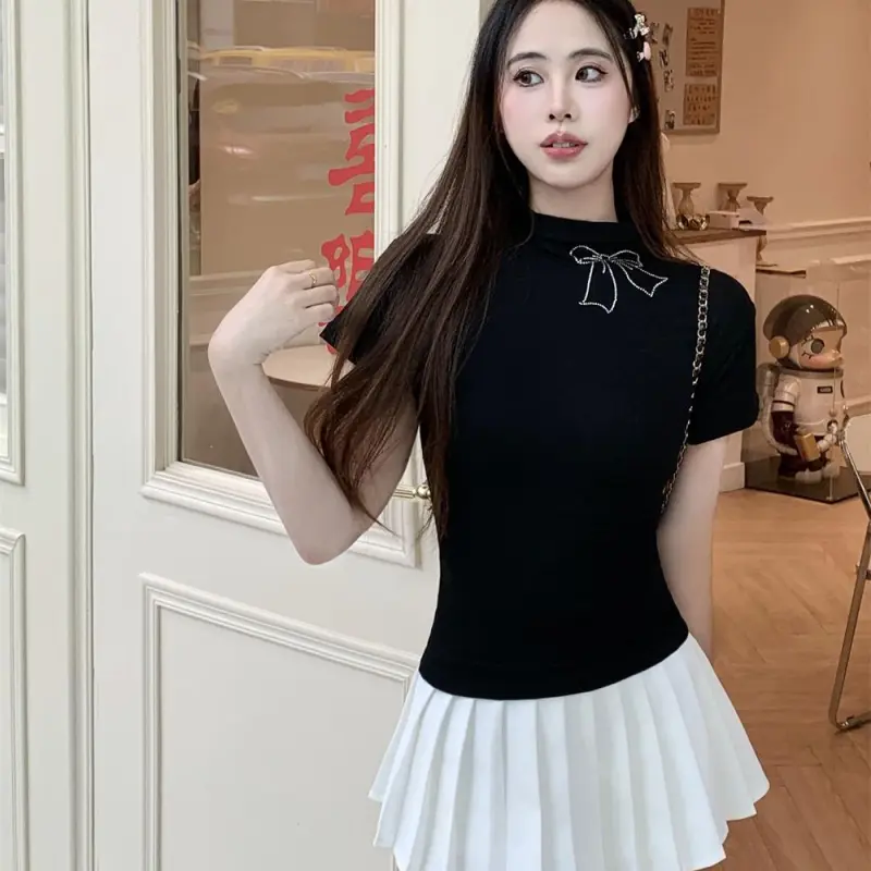 DOKZB Set in Sleeve T Shirt Women's-2