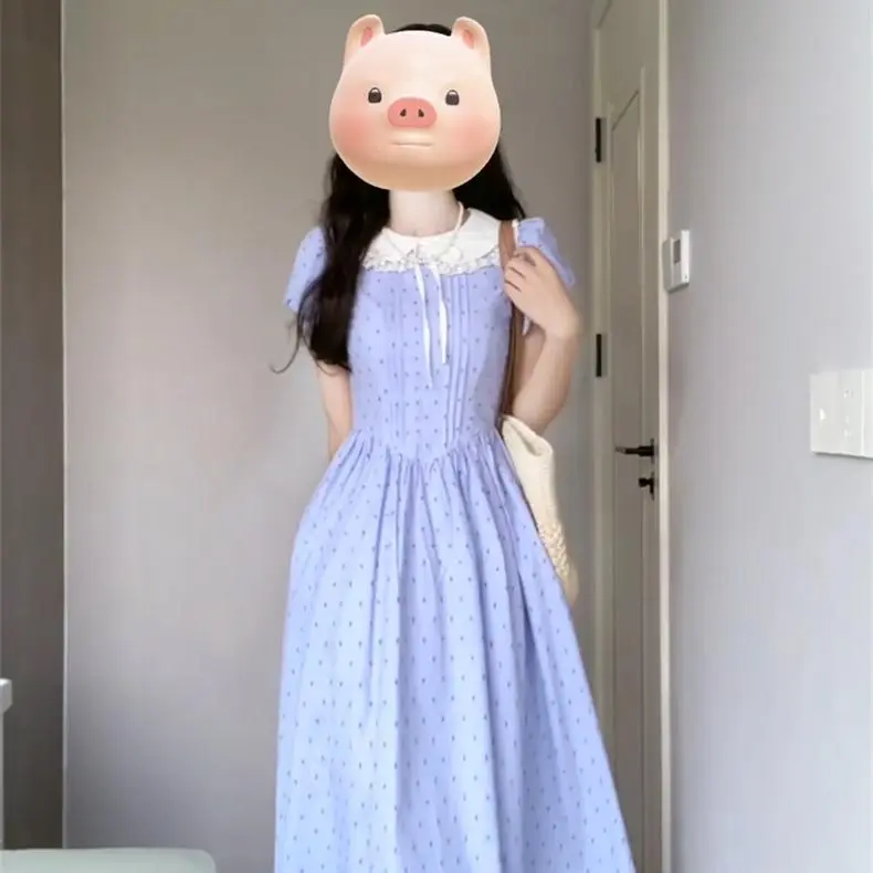 DOKZB Short Sleeved Dress Women's-3