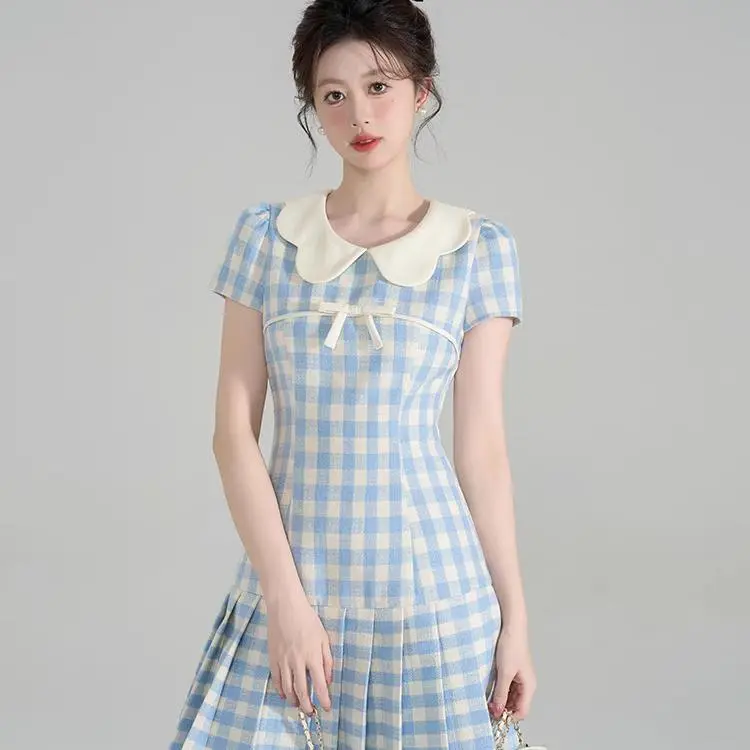 DOKZB Short Sleeved Dress Women's-4