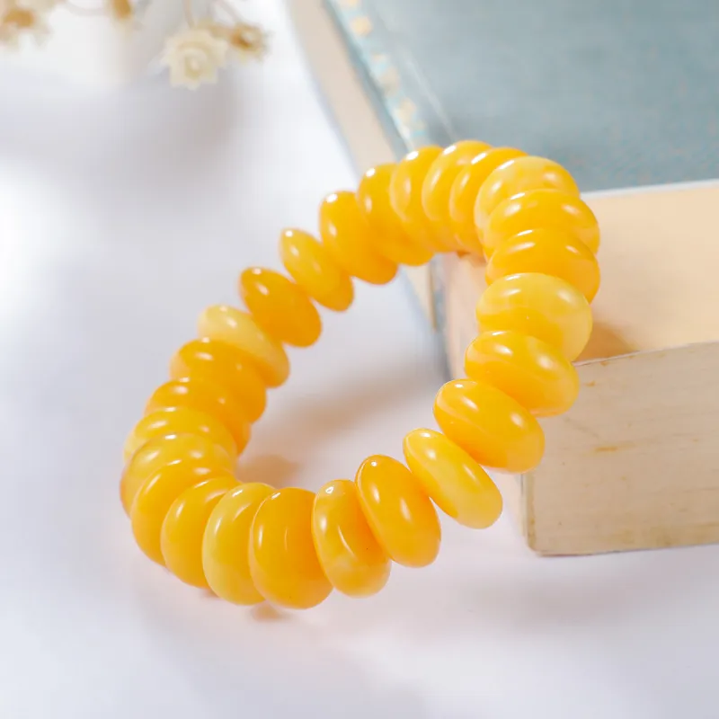 S&A Amber Beeswax Bracelets Women's-2