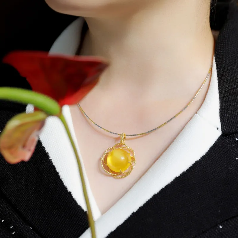 S&A Fine Jade Necklaces Women's-4