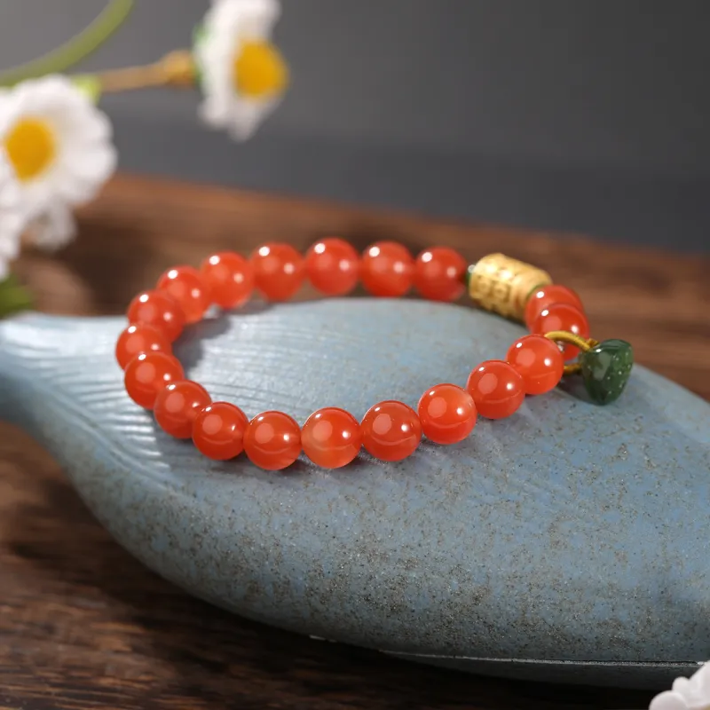 S&A Southern Red Agate Bracelets Women's-2