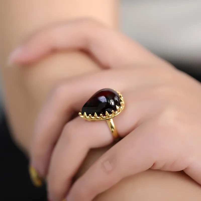 S&A S925 Silver With Amber Jade Stud Earrings Women's-3