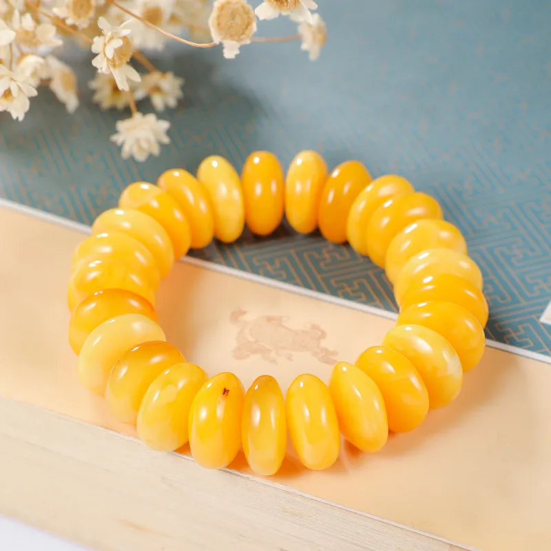 S&A Amber Beeswax Bracelets Women's-1