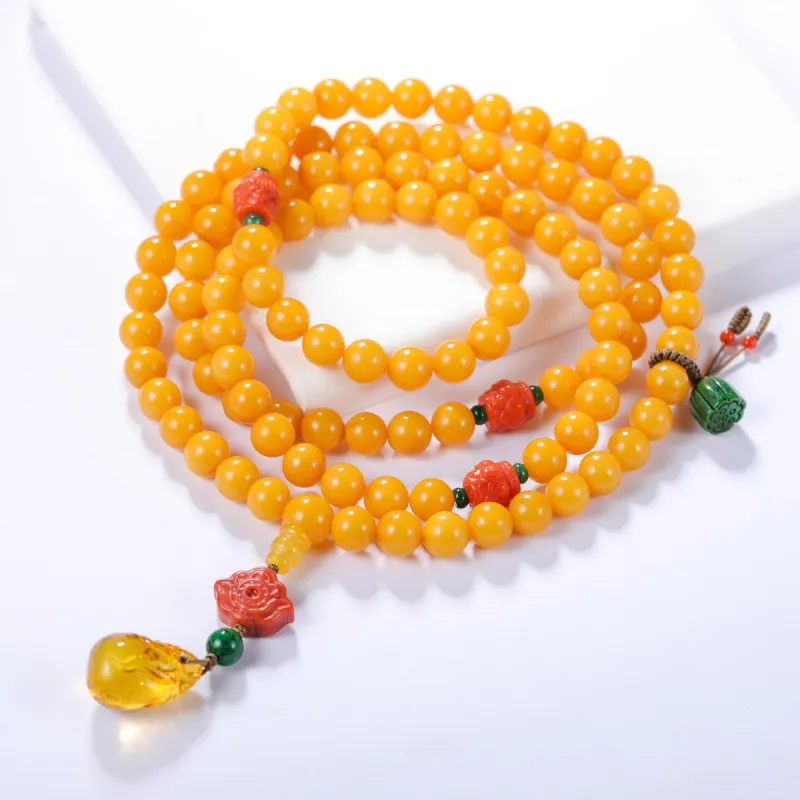 S&A Amber Beeswax Jade Bracelets Women's-2