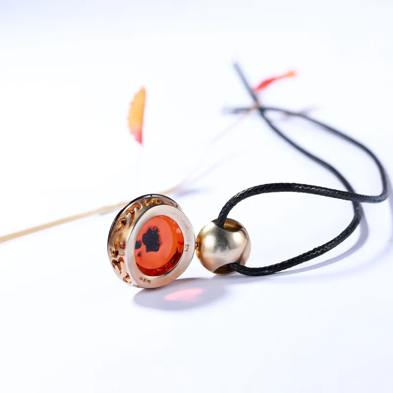 S&A S925 Silver Bloodstone Necklaces Women's-3