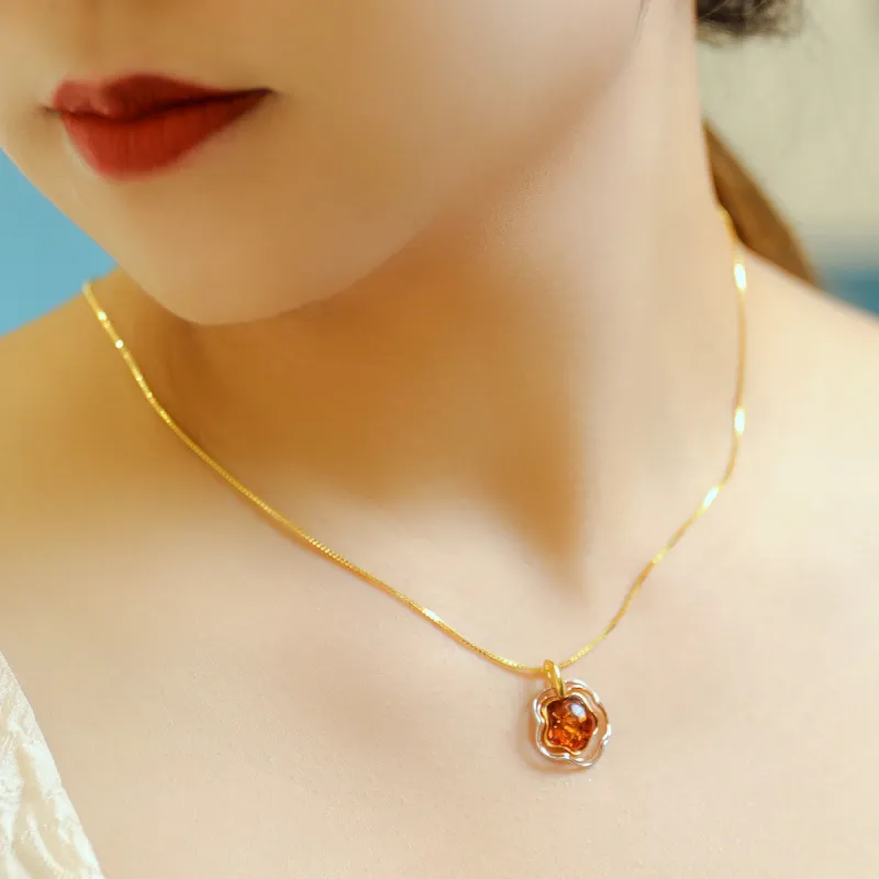 S&A Beeswax Fine Jade Necklaces Women's-3