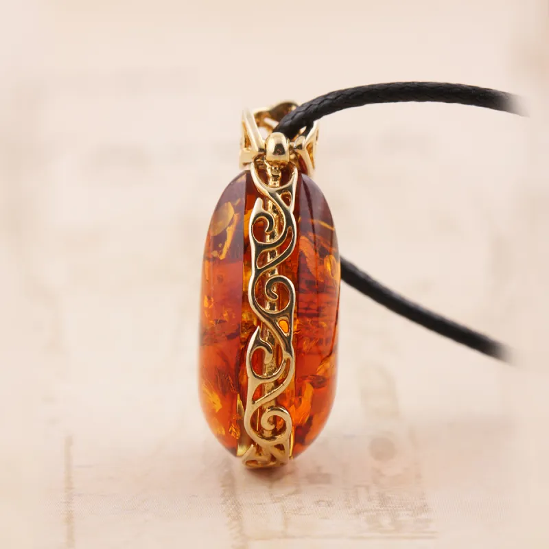 S&A S925 Silver With Amber Fine Jade Necklaces Women's-8