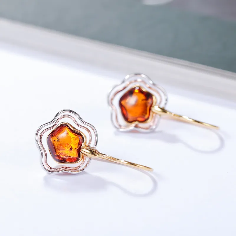 S&A Fine Jade Earrings Women's-2
