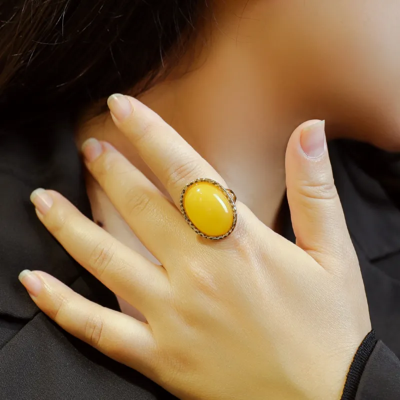 S&A S925 Silver Beeswax Rings Women's-4