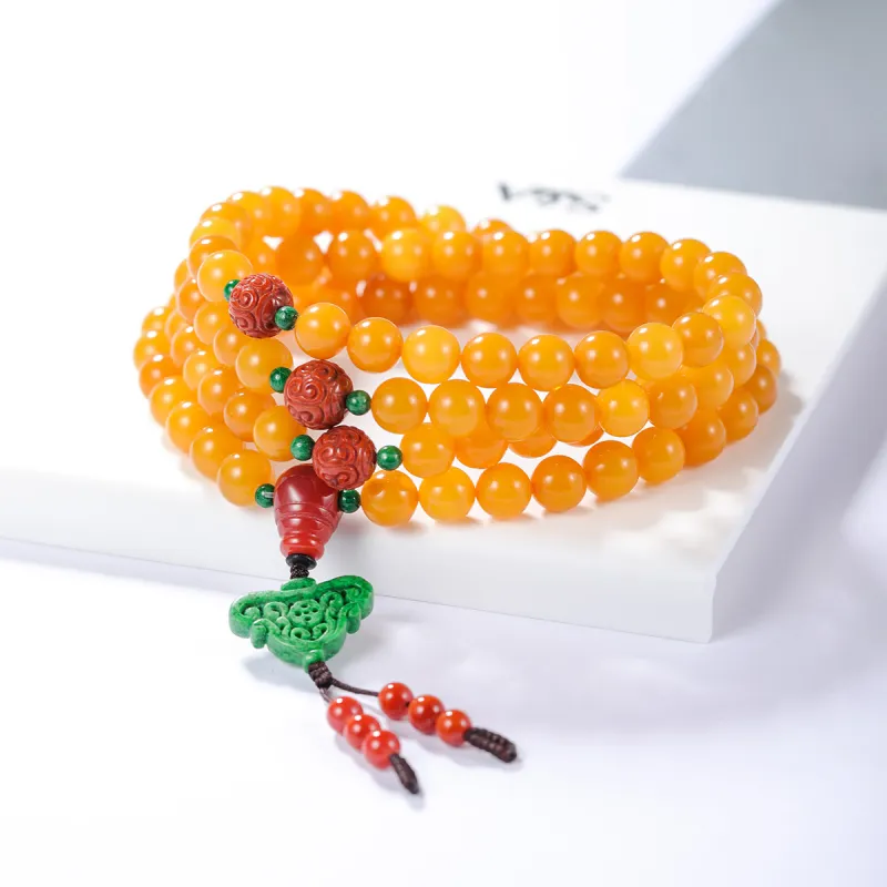S&A Amber Beeswax Bracelets Women's-2