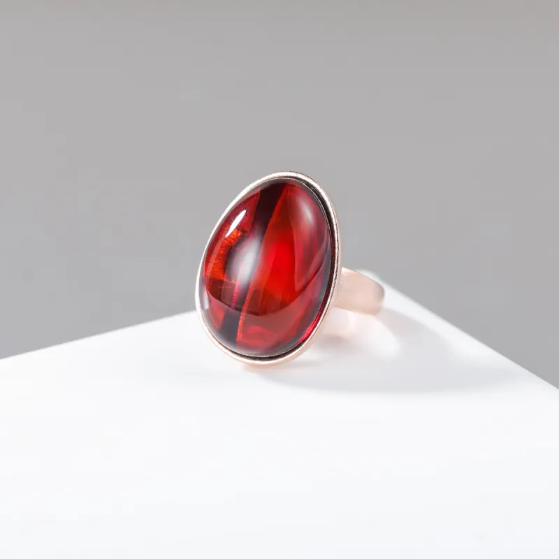 S&A Amber/Beeswax Rings Women's-6