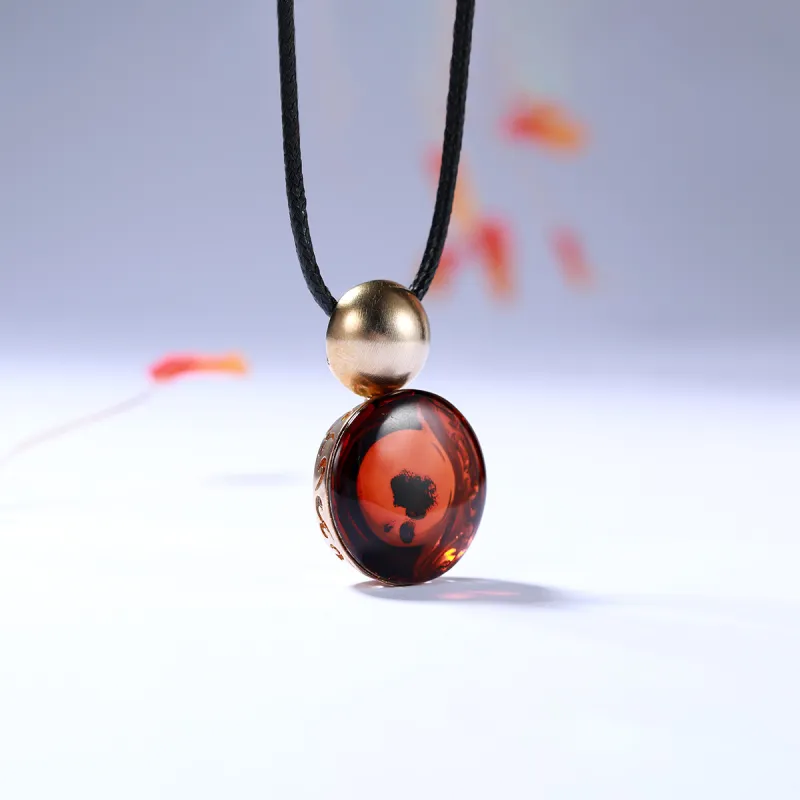 S&A S925 Silver Bloodstone Necklaces Women's-1