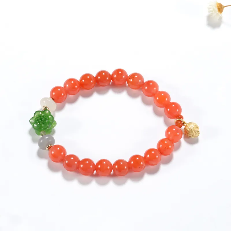 S&A Southern Red Agate Bracelets Women's-1