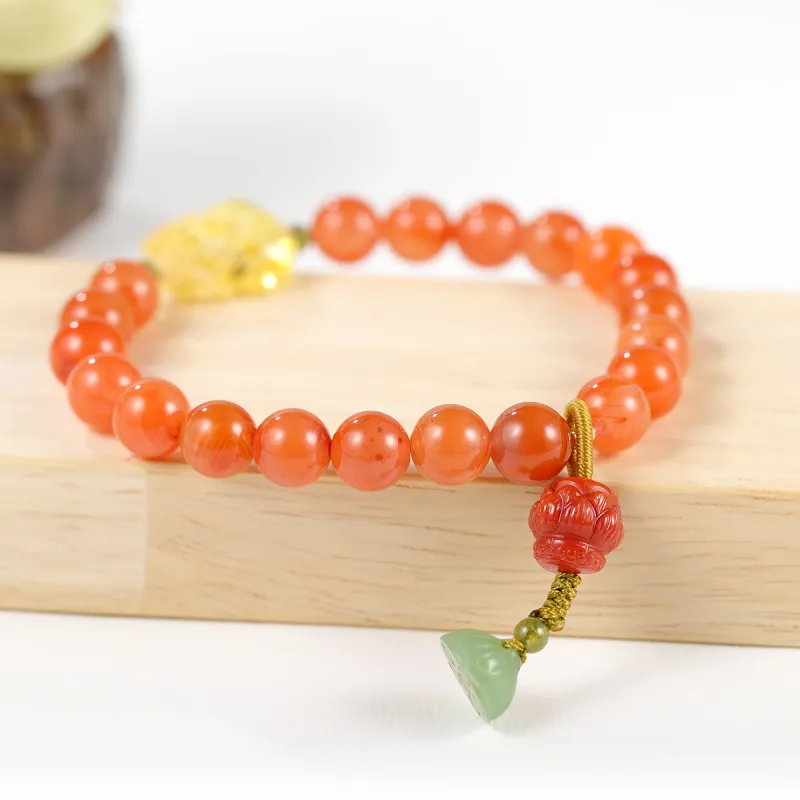 S&A Southern Red Agate Bracelets Women's-1
