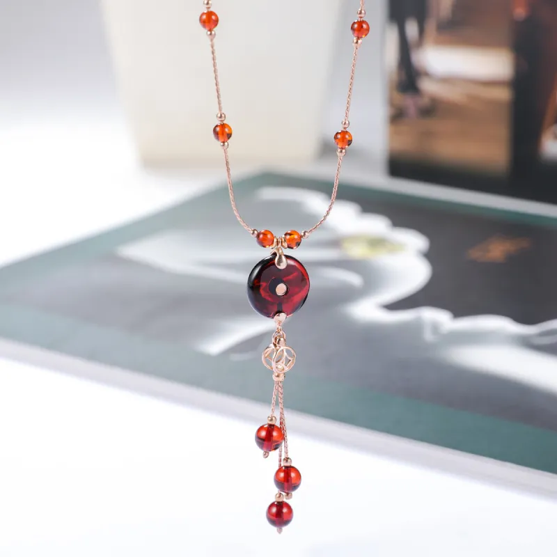 S&A S925 Silver Fine Jade Necklaces Women's-1