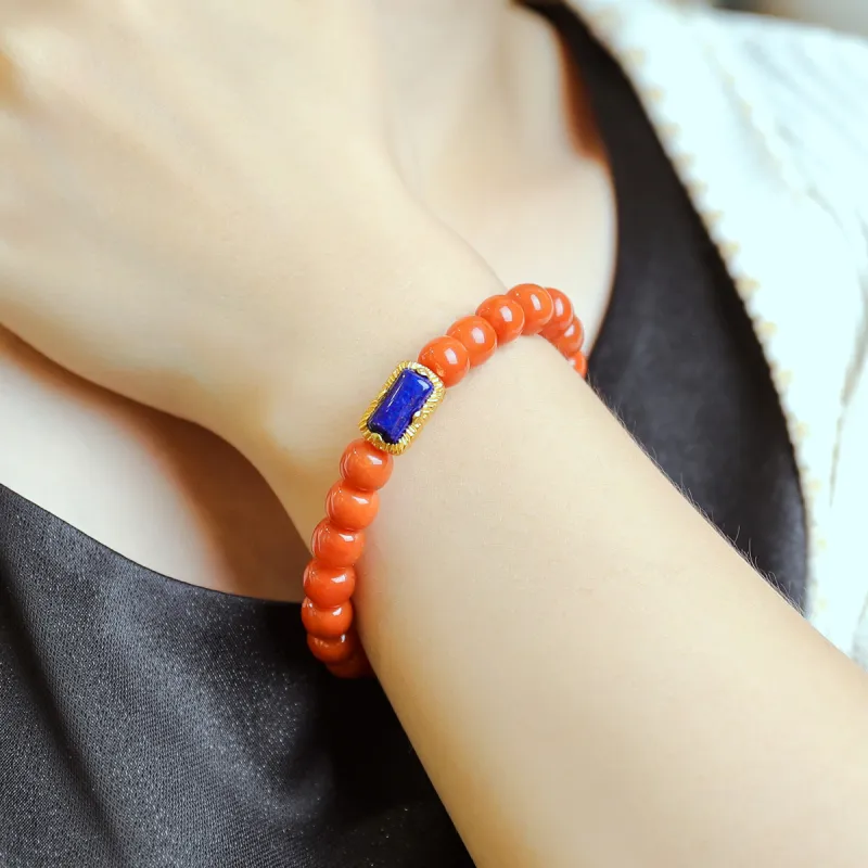 S&A Southern Red Agate Bracelets Women's-4