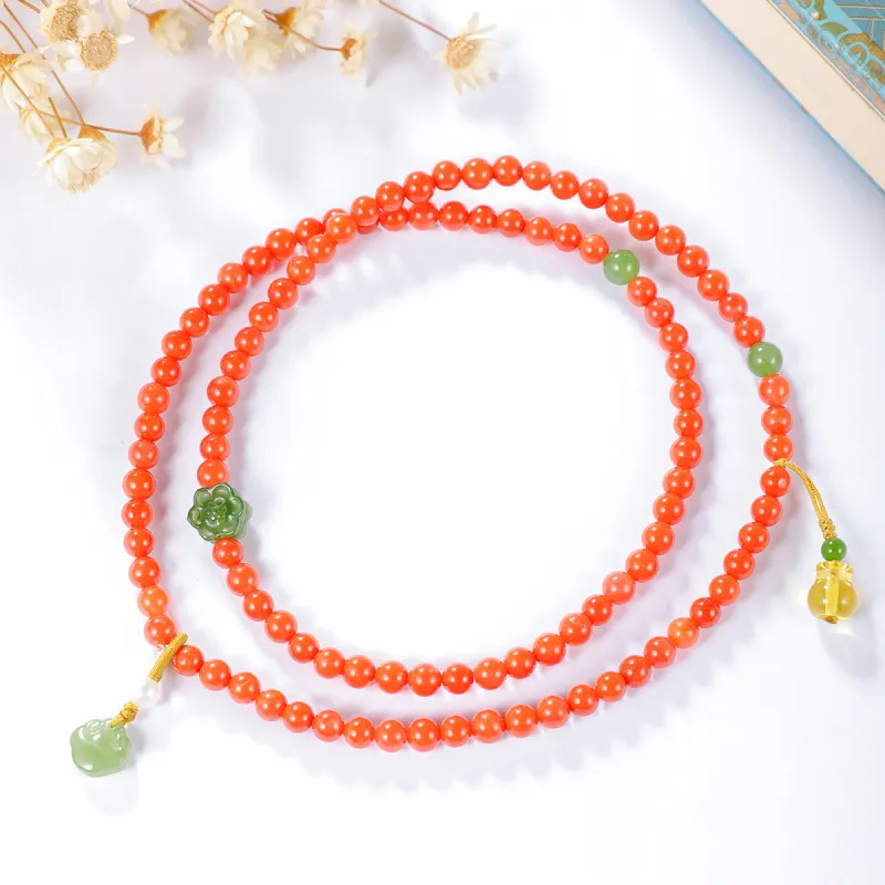 S&A Southern Red Agate Fine Jade Bracelets Women's-4