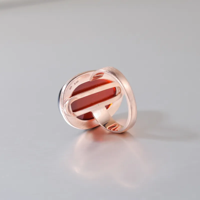 S&A Amber/Beeswax Rings Women's-8