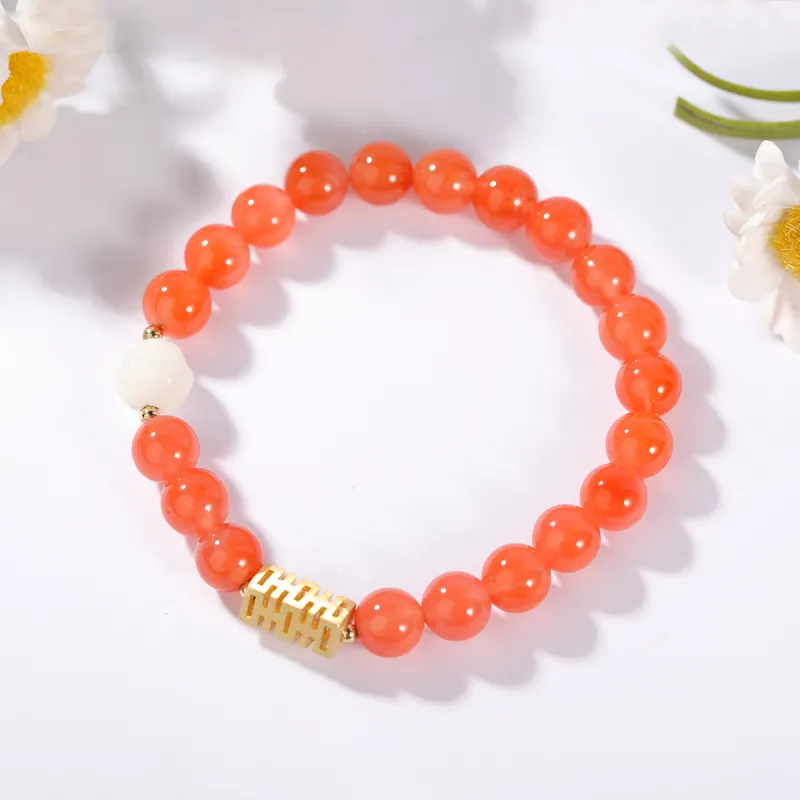 S&A Southern Red Agate Bracelets Women's-4