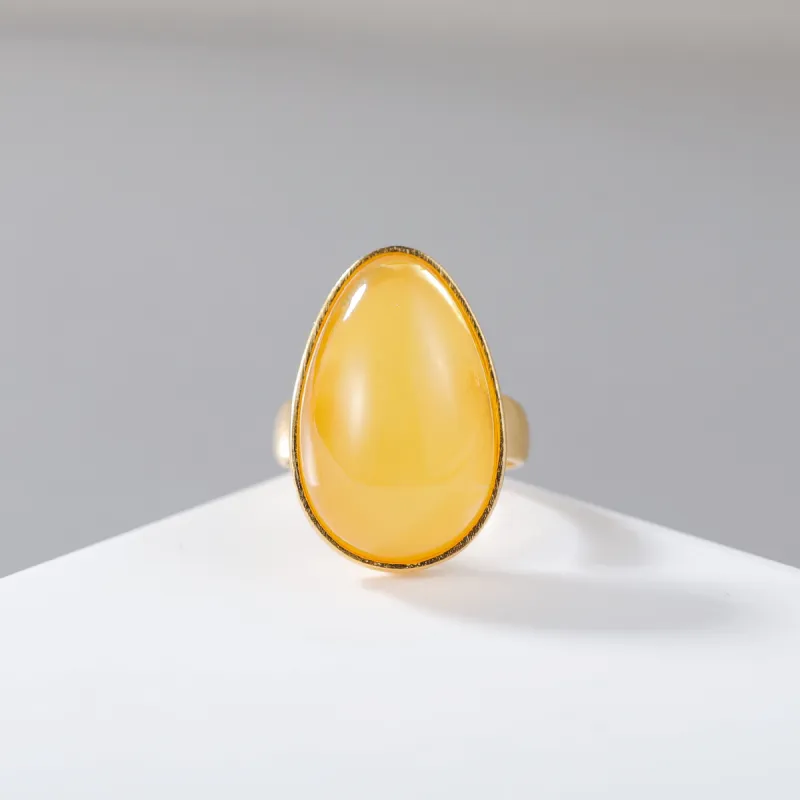 S&A Amber/Beeswax Rings Women's-2