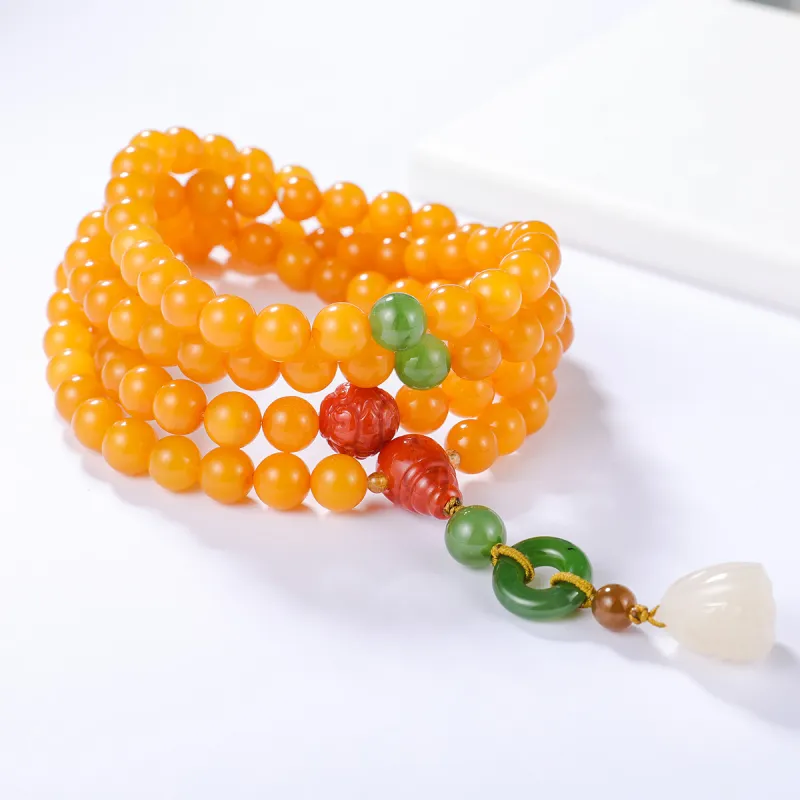 S&A Amber Beeswax Bracelets Women's-2