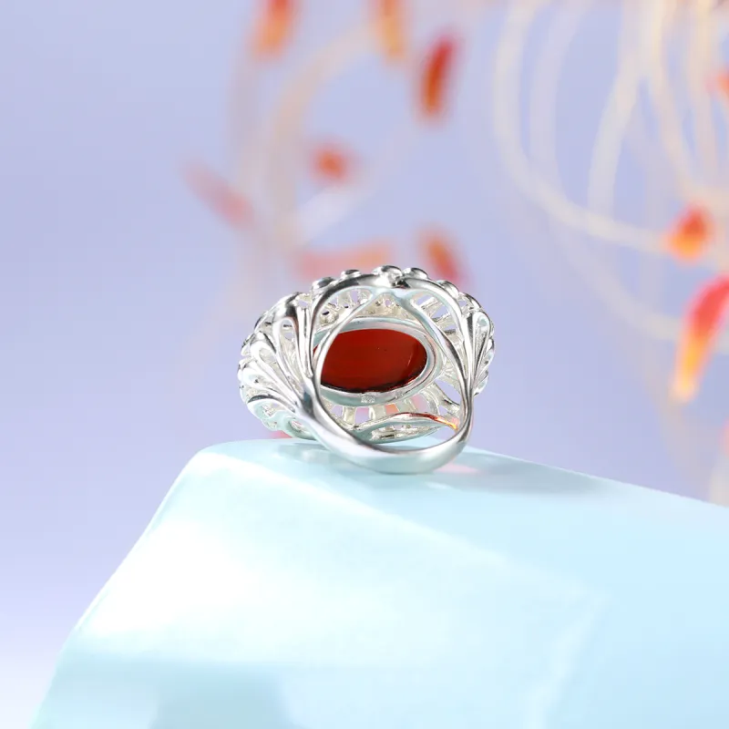 S&A Amber Beeswax Rings Women's-13